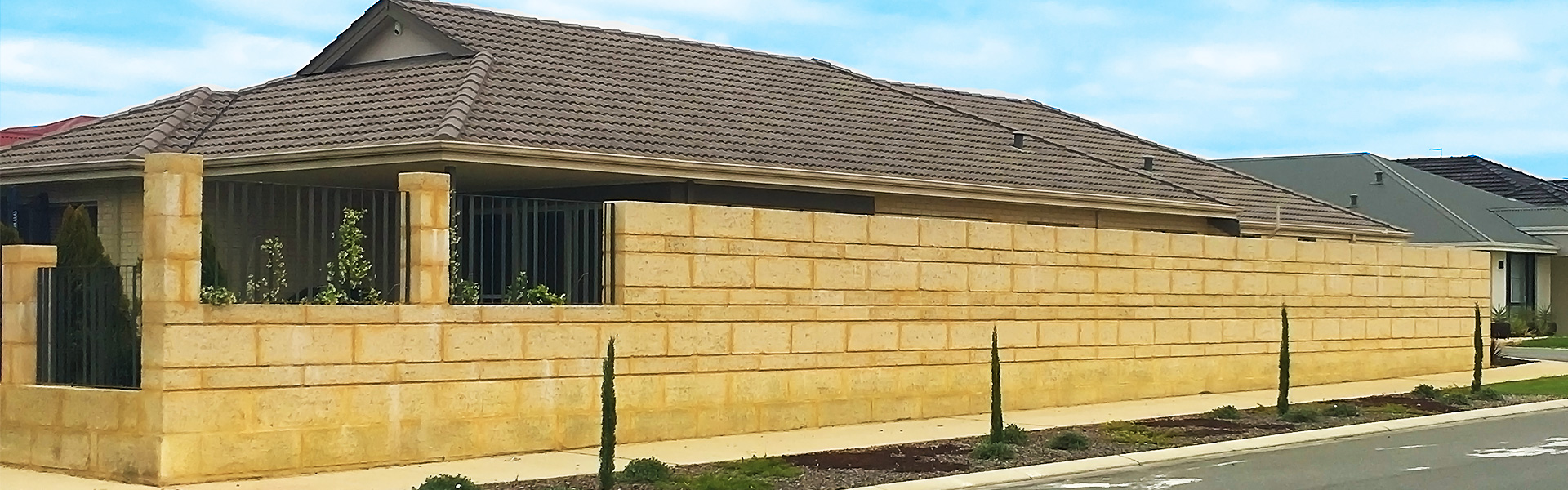 Residential Limestone Walls